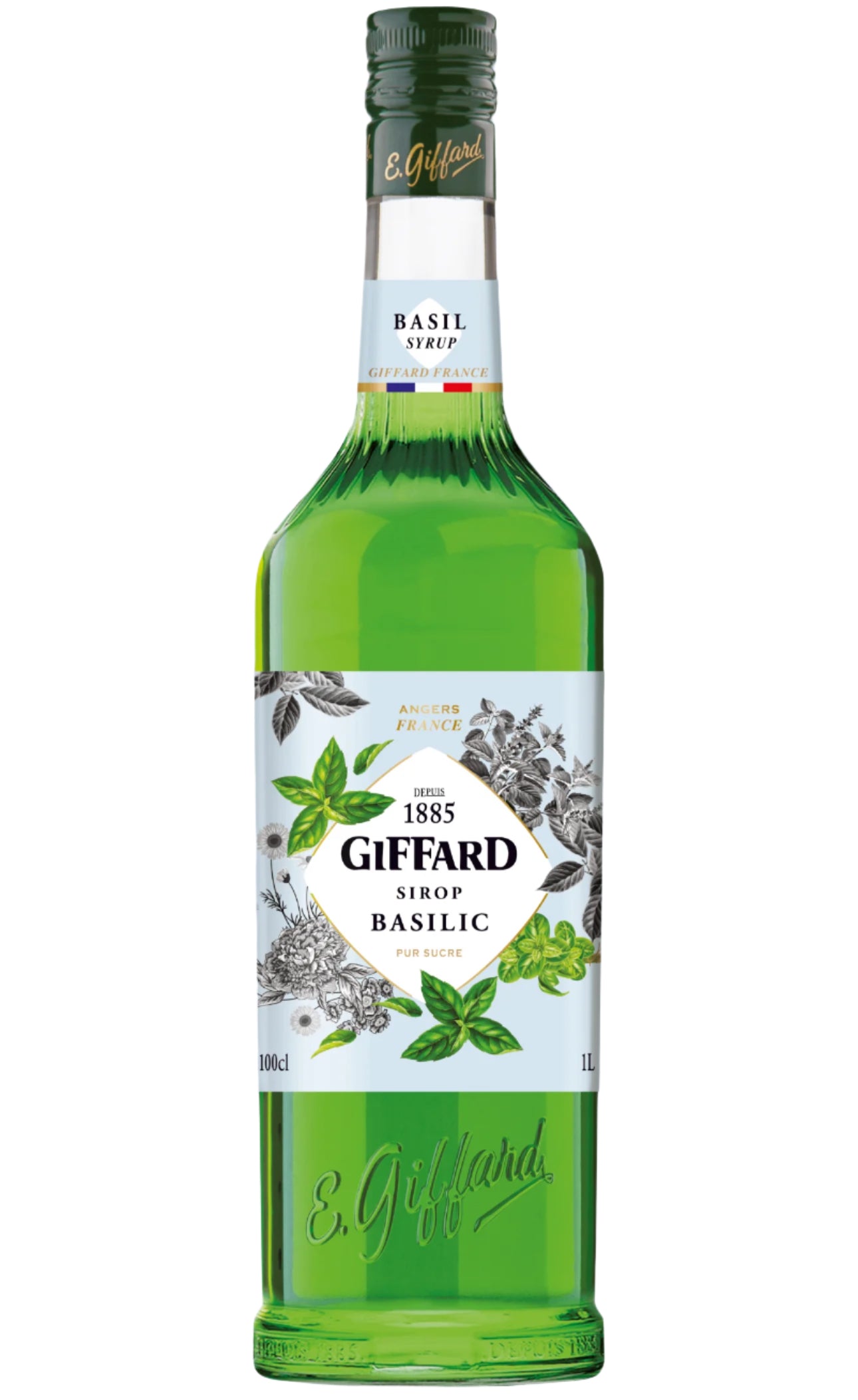 Giffard Basil Syrup: 1L