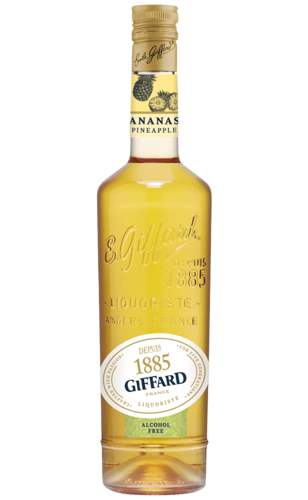 Giffard Pineapple Non Alcoholic Liqueur: 700mL