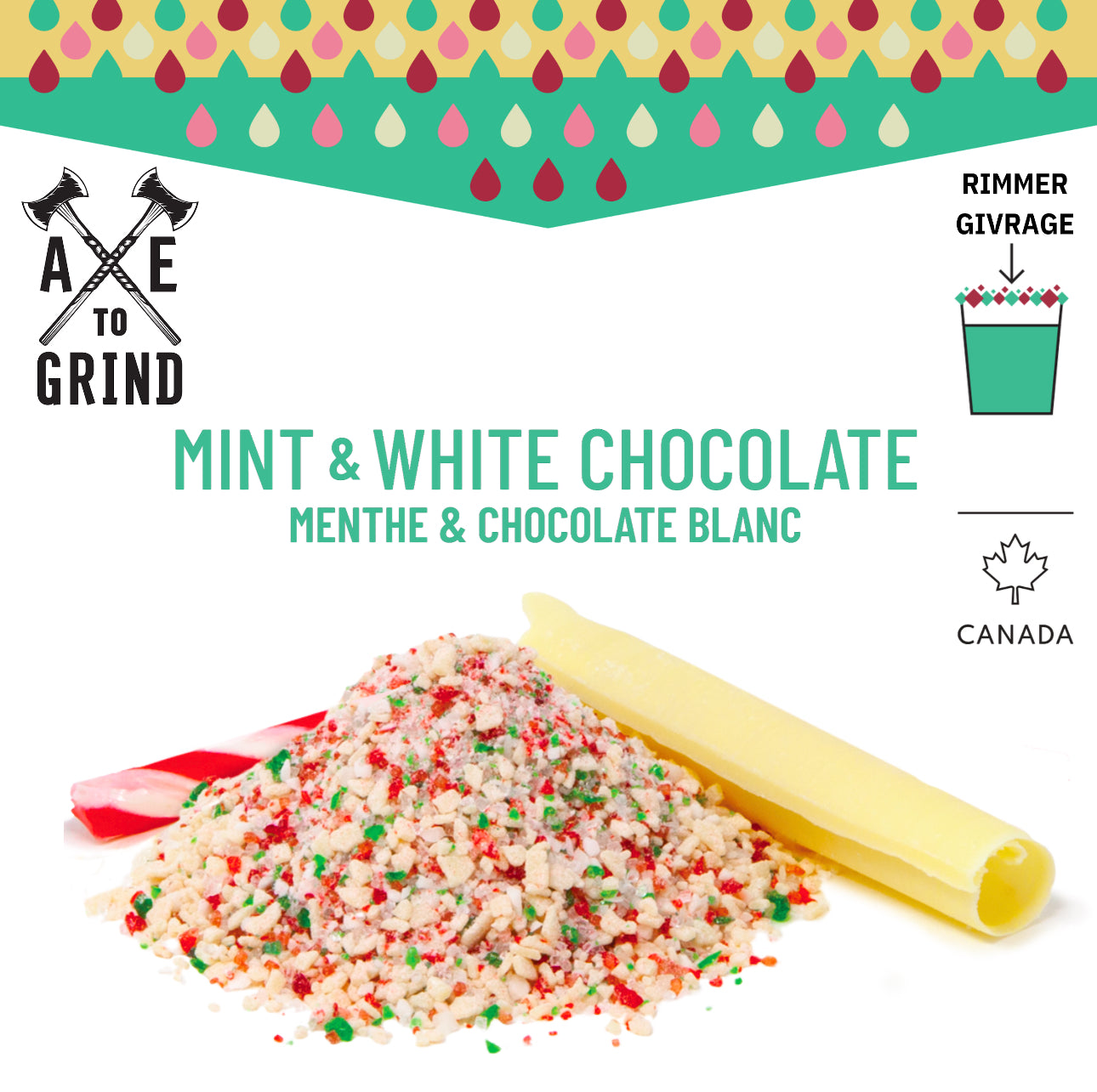 Mint & White Chocolate Rimmer