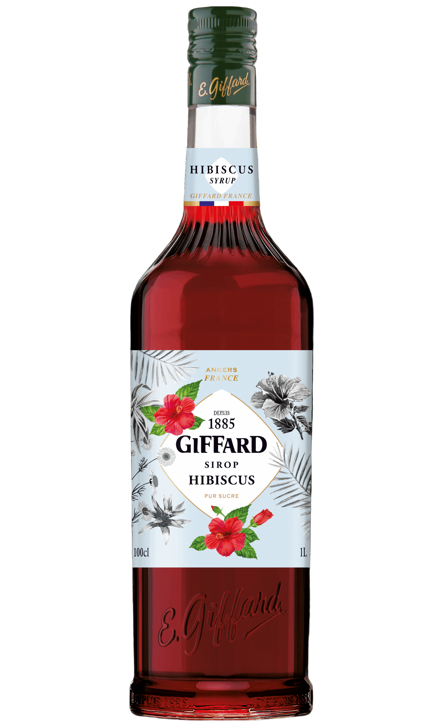 Giffard Hibiscus Syrup: 1L