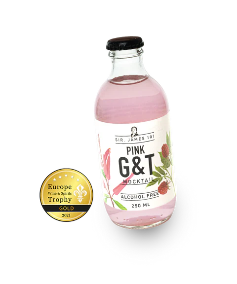 Sir. James 101 0.0% Alcohol-Free Pink G&T