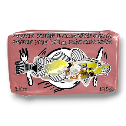Barbecued Codfish in Extra Virgin Olive Oil