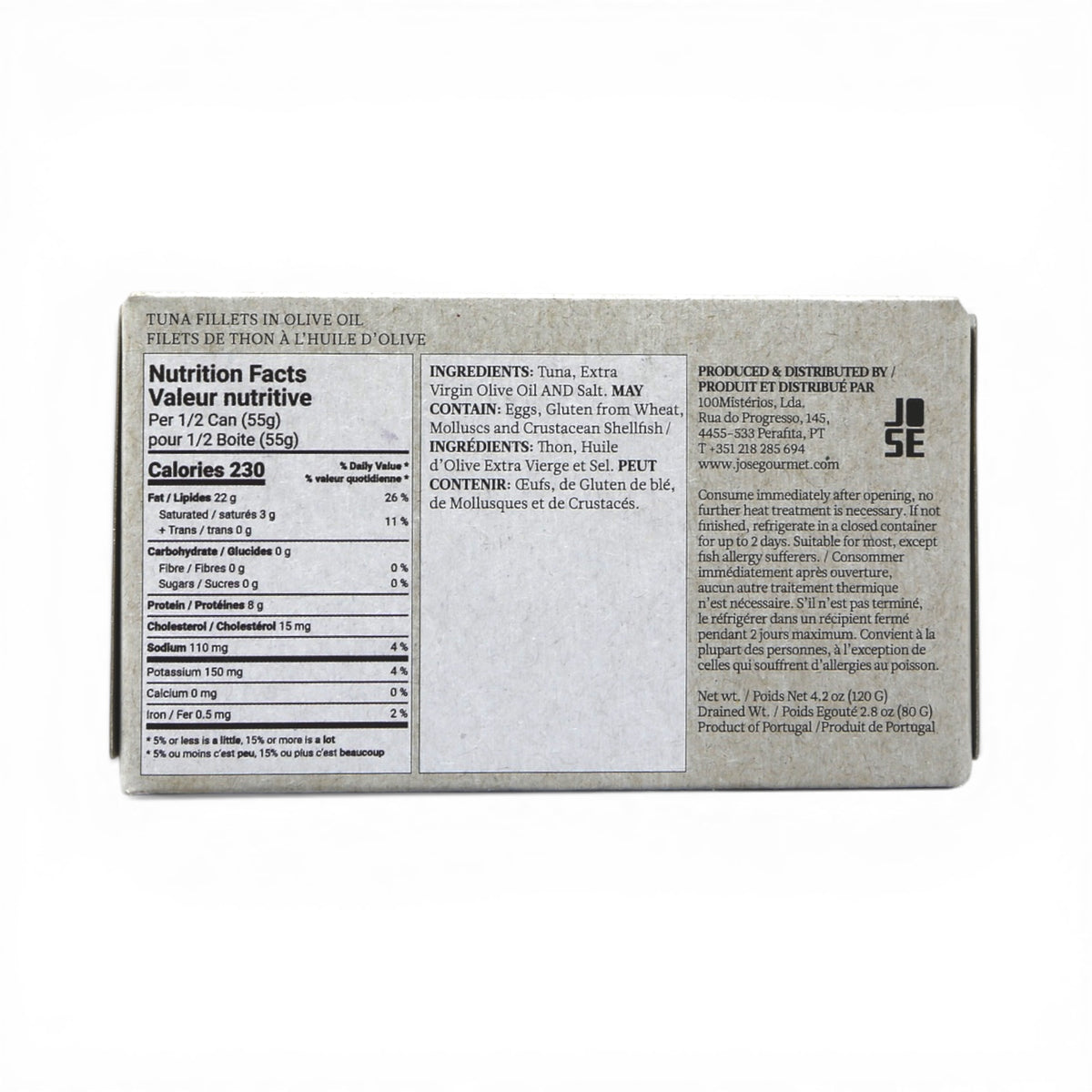 Jose Gourmet - Tuna Fillets in EV Olive Oil