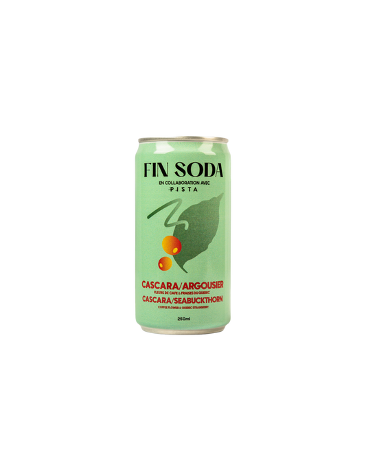 FIN Soda: Cascara, Seabuckthorn & Strawberries