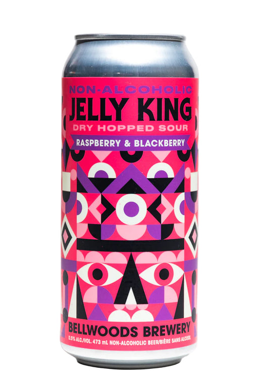 Bellwoods Brewery: Jelly King N/A Hopped Sour Raspberry & Blackberry