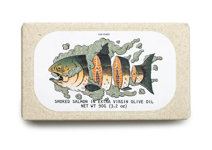 Smoked Salmon in EV Olive Oil