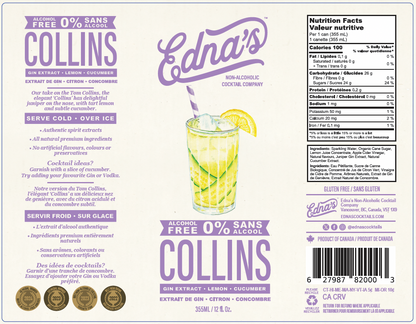 Edna's Collins Non-Alcoholic Cocktail