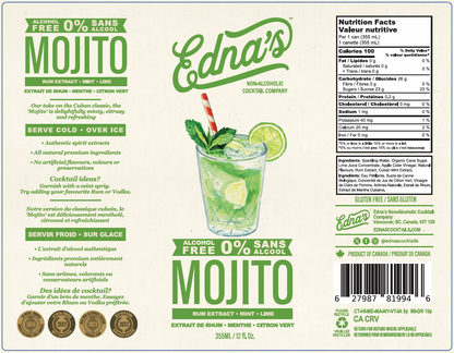 Edna's Mojito Non-Alcoholic Cocktail