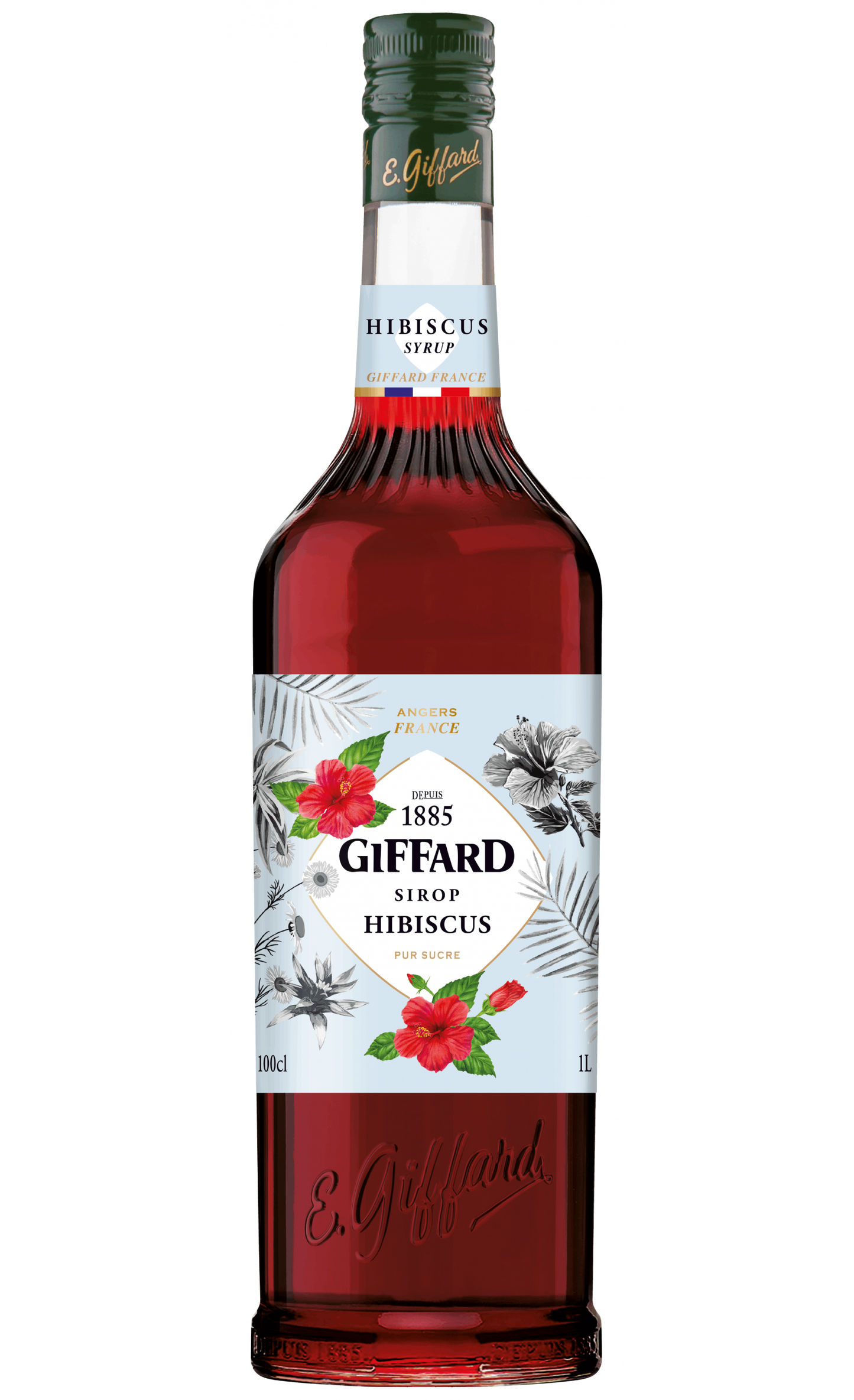 Giffard Hibiscus Syrup: 1L