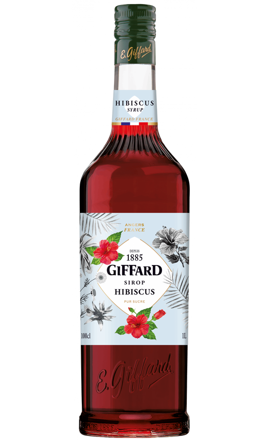 Giffard Hibiscus Syrup: 1L