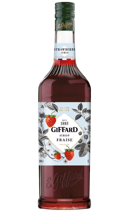 Giffard Strawberry Syrup: 1L