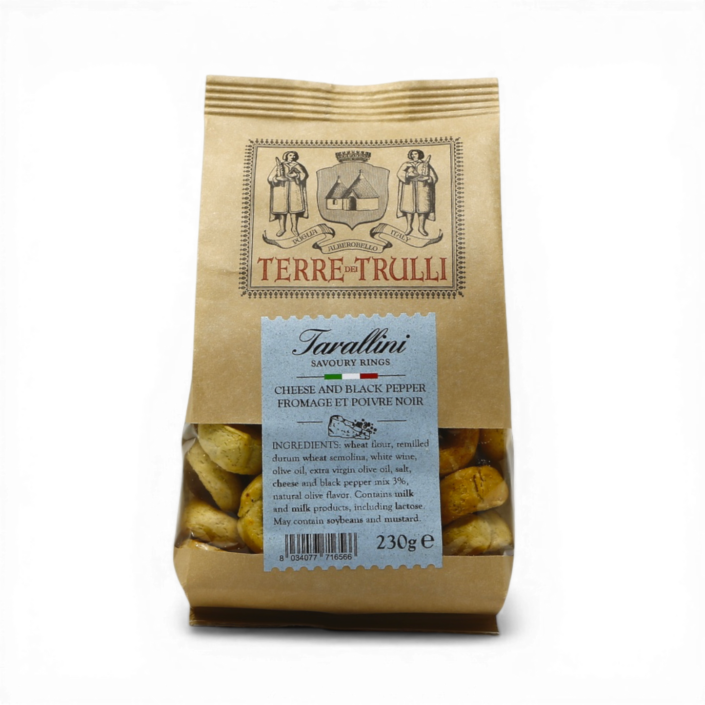 Tarallini "Cacio e pepe" Cheese & Black Pepper